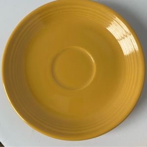 Vintage Fiesta Fiestaware teacup Saucer Original Yellow Excellent Condition 6”